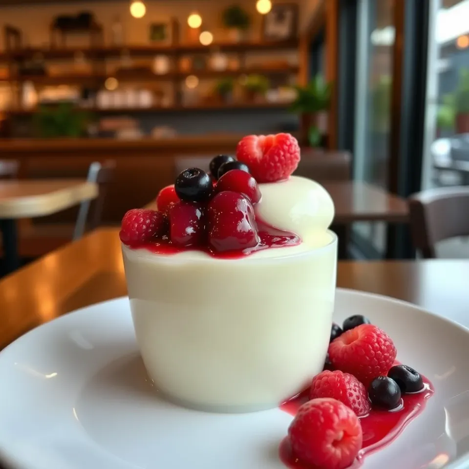 Panna Cotta ai Frutti di Bosco
